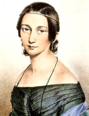 Born Clara Wieck, she married the composer Robert Schumann in 1840 and took his name. The couple had 8 children.