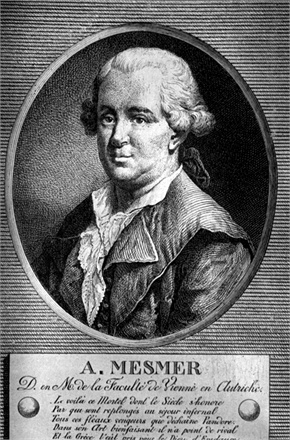 Original caption: Portrait of Friedrich A. Mesmer (1734-1815). Originator of Mesmerism and hypnotism. Illustration after a contemporary copper engraving. BPA2 #3915 --- Image by © Bettmann/CORBIS