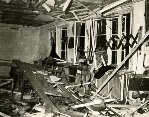 The Conference Room at the "Wolf's Lair" after the Assassination Attempt (July 20, 1944) 