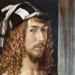 Self-portrait of Albrecht Dürer in Renaissance attire, highlighting his role as an intellectual artist.