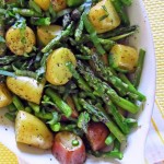 Roasted New Potatoes and Asparagus