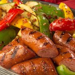 Grilled Meats & Vegetables with Baked Potatoes