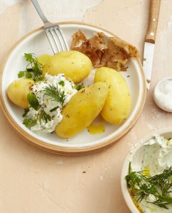 Boiled Potatoes with Quark – Pellkartoffeln mit Quark