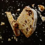 Traditional stollen bread