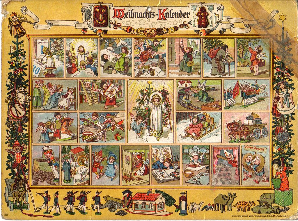 Advent calendar history in Germany