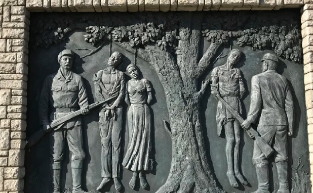 Memorial commemorating the Herero and Nama genocide in Namibia, a tragic chapter of German colonial history.