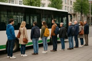 The German Art of Queuing: Order, Patience