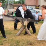 Sawing the Log: The First Test of a German Marriage