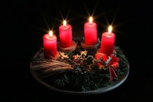 Germans Light Candles Advent