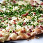 Making Flammkuchen at home requires only a handful of ingredients