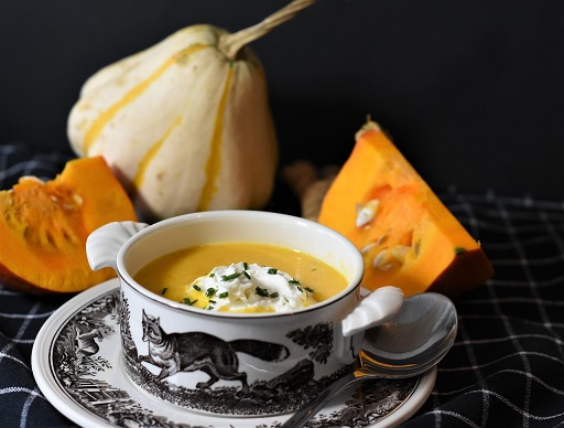Classic Kürbissuppe (German Pumpkin Soup)